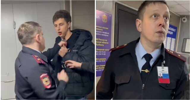 В Кемерово полицейский напал на заявителя