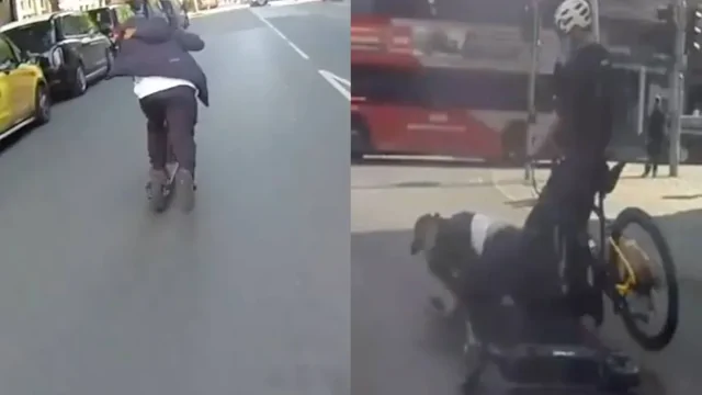 Погоня на минималках: дилер на электросамокате против полиции на велосипеде