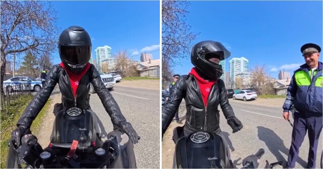 Вежливый инспектор провёл профилактическую беседу