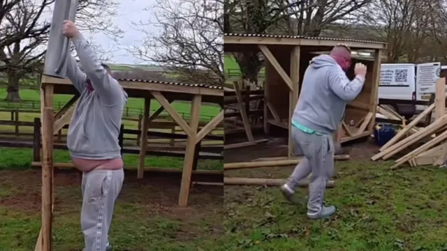 Попытка забить столб вручную провалилась