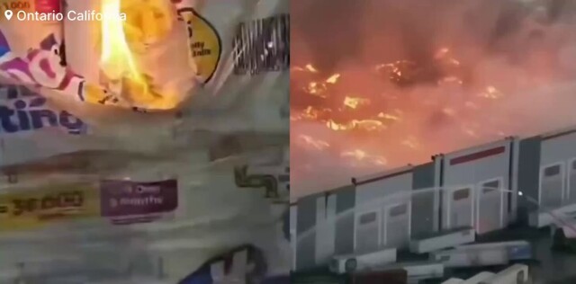 В Калифорнии недовольный сотрудник компании сжёг целый склад туалетной бумаги