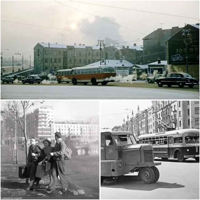 Москва 1950-х и как изменились эти места с тех пор. Было и стало
