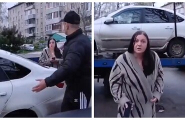 Перекрыла чужое авто