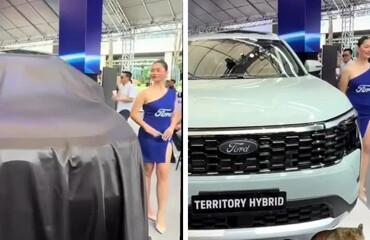 На Филиппинах во время представления нового Ford звездой мероприятия внезапно стала кошка