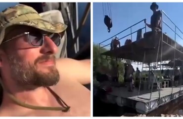 Мужчины устроили трёхдневное путешествие на плоту
