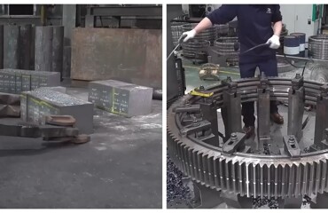 Как делают 50-тонные поворотные подшипники