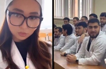 Студентка-медик показала аудиторию первого курса