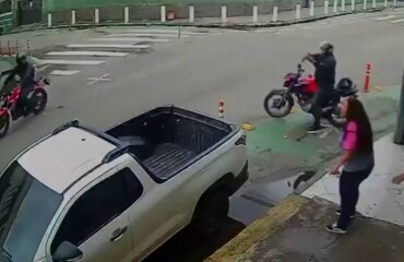 Бразильцы не позволили грабителю скрыться с места преступления