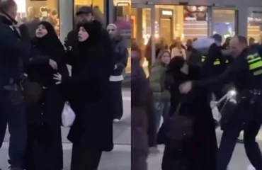 Полицейский ударил женщину, которая снимала задержание подруги