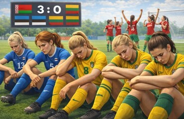 Футболисток из Эстонии и Литвы наказали за отказ играть с командой из Белоруссии