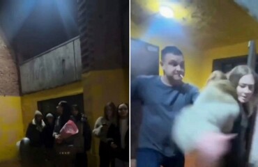 Мужчина разогнал шумную компанию