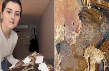 Девушка восстановила повреждённую икону Казанской Божьей Матери