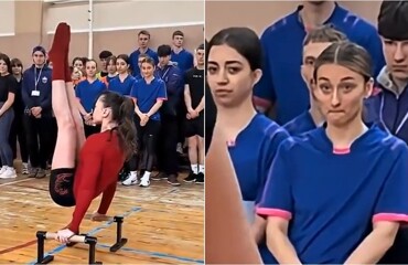 Преподаватель физкультуры удивила учеников своей подготовкой